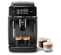 Philips 2200 Series Bean to Cup Coffee Machine - 2 Coffee Varieties, Classic Milk Frother & Cappuccino Maker, Quick-to-Clean, Ceramic Grinder, Fully Automatic Espresso machine - Black (EP2220/10)