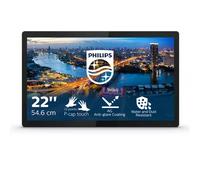 Philips B Line 222B1TFL - LED monitor - 22" (21.5" viewable) - touchscreen - 1920 x 1080 Full HD (1080p) @ 75 Hz - IPS -