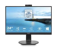 Philips 241B7QUBHEB -24 inch FHD Monitor, 75Hz, 4ms, IPS, USB-C Dock, Speakers, Height Adjust, Webcam (1920 x 1080 - 250 cd/m² - HDMI, DisplayPort, USB-C, RJ45)