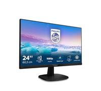 PHILIPS 243V7QJABF - 24 Inch FHD Monitor, 75Hz, 4ms, IPS, Speakers, Smart Image, Narrow Border, LowBlue mode (1920 x 1080, 250 cd/m², HDMI/VGA/DVI)