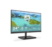 Philips 245E1S - 24 Inch QHD Monitor, 75Hz, 4ms, IPS, AMD FreeSync, FlickerFree, SmartContrast (2560 x 1440, 250 cd/m², HDMI/DP/VGA)