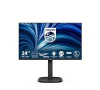 Philips Monitor 24B2N3200D - 24-inch WUXGA 100Hz IPS 4ms Adaptive Sync Height Adj, Speakers, Black