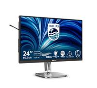 Philips 24B2N4200-24-inch FHD monitor, speakers, height-adjustable (1920x1080, 120 Hz, VGA, HDMI 1.4, DisplayPort 1.2, USB hub) black grey