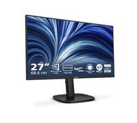 PHILIPS 24B2U3301-24 inch Full HD monitor, 130mm height adjustable, speakers (1920x1080, 120 Hz, HDMI 1.4, DP 1.4, DP out, USB-C (90W PD), USB Hub, RJ45) black