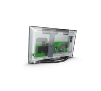 Philips 24HFL3014P/12 61 cm (24") 1366 x 768 pixels HD LED DVB-C DVB-T DVB-T2 Black Transparent