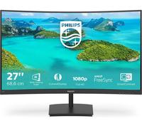 PHILIPS 271E1SCA Full HD 27" Curved VA Monitor - Black, Black