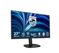 Philips 27B2N3500J - 27-inch QHD Monitor, Speakers, Height-Adjustable, Adaptive Sync (2560x1440, 120 Hz, 2x HDMI 2.0, DisplayPort 1.2, USB Hub) Black