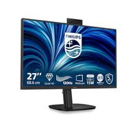 Philips 27B2N3500JH 27 inch WQHD Monitor 120Hz, IPS Panel, 4ms GtG, Adaptive Sync, Height Adjustment, Web cam, Speakers, (2560x1440 HDMI 2x 2.1 TMDS DP 1x 1.2 USB Hub) Black