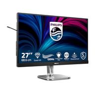 Philips 27B2N4500-27-inch QHD Monitor, Speakers, Height Adjustable, Adaptive Sync (2560x1440, 120 Hz, 2x HDMI 2.0, DisplayPort 1.2, USB Hub) Black Grey