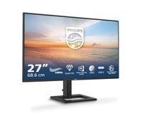 PHILIPS 27E1N1600AM 27 inch WQHD Monitor 120Hz, IPS Panel, 4ms GtG, HDR10, Height Adjustment, Speakers, (2560x1440 HDMI 1x 1.4 USB Hub) Black