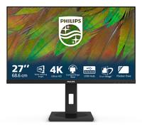 Philips 27B1N3800-27 inch Ultra HD monitor, height adjustable, speakers, Adaptive Sync (3840x2160, 60 Hz, 2x HDMI 2.0, 1x DisplayPort 1.4, USB Hub) black