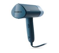 Philips 3000 Series Handheld Garment Steamer - Ready to use in seconds; Fast 20 g/min Steam; Best Travel Companion; 100 ml Tank - Storage Pouch - Blue - STH3000/26
