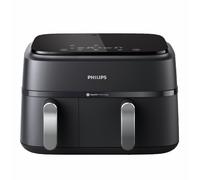 Philips 3000 Series NA351 9L Dual Basket Air Fryer - Black