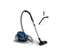 PHILIPS 3000 Series Vacuum Cleaner with Bag, 99.9% Dust Suction*, 900 W, Allergen Filter, Compact and Lightweight, Built-in Brush, Dark Blue (XD3110/09)