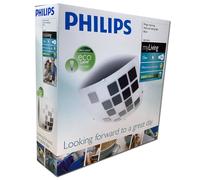 Philips 30201/30/16 Corner Wall and Ceiling Light - E27 Energy Saving Bulb inc.