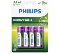 Philips 3082 HR6 Battery Rechargeable NiMH 1300mAh AA 1.2V 4 pcs U...