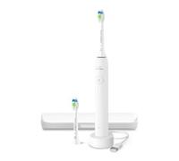 Philips Sonicare 3000 Series Electric Toothbrush - Sonic Toothbrush with Pressure Sensor, 3 Intensity Levels, EasyStart Feature, SmarTimer, 14-Day Runtime, Travel Case, White, HX4034/21, [New]