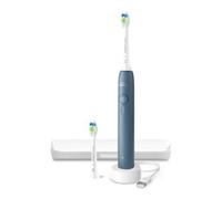 Philips Sonicare 3000 Series Electric Toothbrush - Sonic Toothbrush with Pressure Sensor, 3 Intensity Levels, EasyStart, SmarTimer, 14-Day Runtime, Travel Case, Marine Blue, HX4034/24, [New]