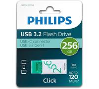 Philips 32/64/128/256GB Flash Drive CLICK USB C Ultra FAST USB 3.2 Memory Stick