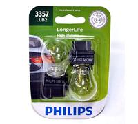 Philips 3357 LongerLife Miniature Bulb, 2 Pack