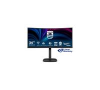 Philips 34B2U3600C/00 Curved Business WQHD Monitor with USB-C Port