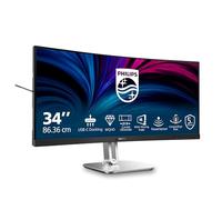Philips 6000 Series 34B2U5600C 34 VA WQHD 120Hz USB-C Curved Monitor