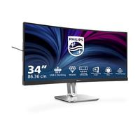 Philips 6000 Series 34B2U5600C 34 VA WQHD 120Hz USB-C Curved Monitor