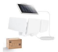 Philips 3600LM Solar Security Lights, 5000K Waterproof Dimmable LED Motion Sensor Outdoor Lights, 3 Adjustable Heads w/5m Cable, Separate Solar Panel