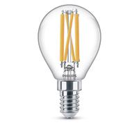 Philips LED bulb E14 P45 3.4W clear WarmGlow