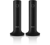 Philips 4000 Series Wireless landline Telephone M4502B/34 Black 1.6" Design