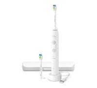 Philips Sonicare 4000 Series Electric Toothbrush - Sonic Toothbrush with Pressure Sensor, 4 Brushing Settings, EasyStart, SmarTimer, 21-Day Runtime, Travel Case, White, HX4044/41, [New]