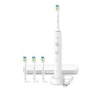 Philips Sonicare 4000 Series Electric Toothbrush - Sonic Toothbrush with Pressure Sensor, 4 Brushing Settings, EasyStart Feature, SmarTimer, 21-Day Runtime, Travel Case, White, HX4046/41, [New]
