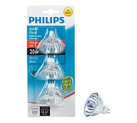 Philips 415687 Indoor Flood 20-Watt MR16 12-Volt Light Bulb, 3-Pack by Philips