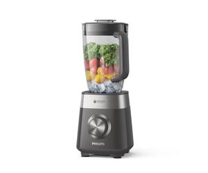 Philips 5000 Blender Series, ProBlend Plus Technology, 1000W ProBlend Plus Motor, 3 Speed, 2L Capacity, Removable Blades, Easy Clean, Nutri-U Application, Cashmere Grey (HR3020/20)
