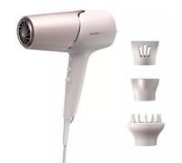 Philips 5000 Series Hair Dryer - Hair Dryer with ThermoShield Technology, Volume Diffuser and 9mm and 11mm Nozzle in Mother of Pearl (BHD530/20)