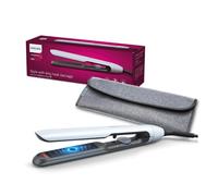 Philips 5000 Series Hair Straightener with ThermoShield Technology in White [Model BHS520/00]