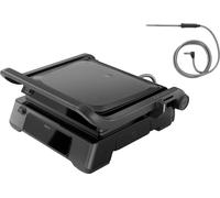 Philips 7000 Series Contact Grill - Digital Temperature Control, 8 Presets, Removable Nonstick Plates, Integrated Probe, Opens Flat, High Power, Easy Clean (HD6307/70)