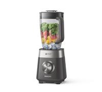 Philips 5000 Blender Series, ProBlend Plus Technology, 1000W ProBlend Plus Motor, 3 Speed, 2L Capacity, Removable Blades, Easy Clean, Nutri-U Application, Cashmere Grey (HR3020/20)
