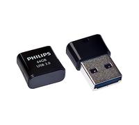 PHILIPS 64 GB USB 3.0 Flash Drive, Pico Edition, Blue, Includes Wristband