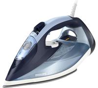 Philips Azur 7000 Series Steam Iron - 2800 W, 50 g/min Continuous Steam, 250 g Steam Boost, Vertical Steam, SteamGlide Plus Soleplate, Louros/Cotton Blue (DST7020/20)