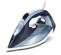 Philips 7000 Series Steam Iron - 2800W, 50g/min Steam, 250g Steam Boost, Vertical Steam, SteamGlide Plus Soleplate, Louros/Cotton Blue (DST7020/20)