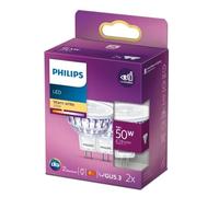Philips 7w= 50w, GU5.3, MR16 Warm White LED Spot Lights 2 x Pack…