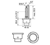 PHILIPS 85122SYC1 Xenon bulb