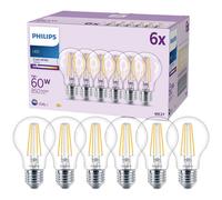 Philips 9290018150 LED Bulb E27 7W=60W Neutral White Filament Durable