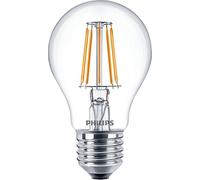 Philips A + LED Light, Glass, Glass Plastic, Transparent, E27, 4.3 wattsW, 240 voltsV