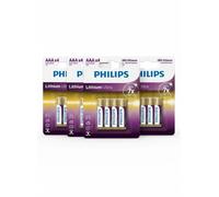 Philips FR03LB4A Lithium Ultra Battery Lasts 7 x Longer than Alkaline