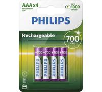 PHILIPS AAA RECHARGEABLE BATTERIES 700mAh NiMH HR03 1.2V Cordless Dect Phones