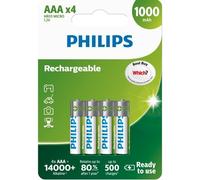 PHILIPS AAA RECHARGEABLE BATTERIES 700mAh NiMH HR03 1.2V Cordless Dect Phones