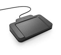Philips ACC2320 Foot Control for Digital Dictation Systems 3 Pedal Individually Configurable Non-Slip Robust Ergonomic Design USB Anthracite