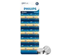 PHILIPS AG1 Battery 10 Pack LR621 364 Alkaline SR621SW Watch Battery | Long Lasting Alkaline Button Cell Batteries For Watch, Toys, Remotes, Compatible with LR621W SR621 LR60 SR60 L621 364